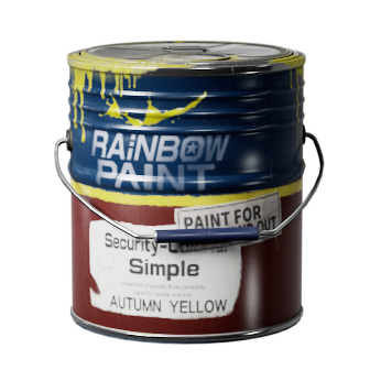 Ведро с краской