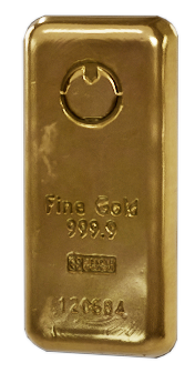 Слиток золота 999,9 пробы